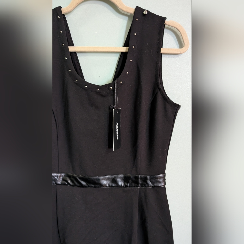 NWT Stunning Diesel fitted Black Dress Ladies Small - Picture 3 of 5